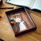 marquetry dice tray