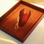 marquetry dice tray
