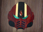 blood angel from Warhammer inspired dice tray marquetry