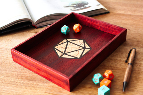 paduk D20 icosahedron dice tray